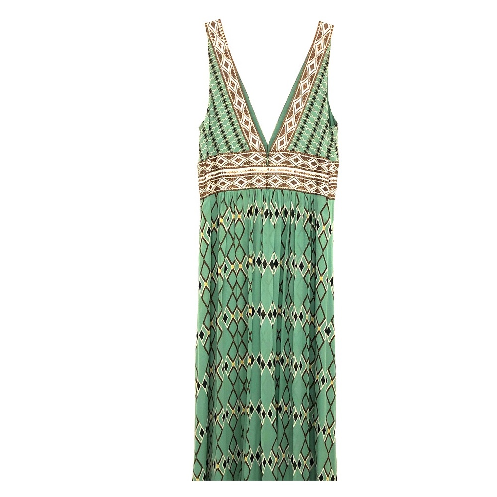 BCBG MAXAZRIA - silk long dress, size 6.